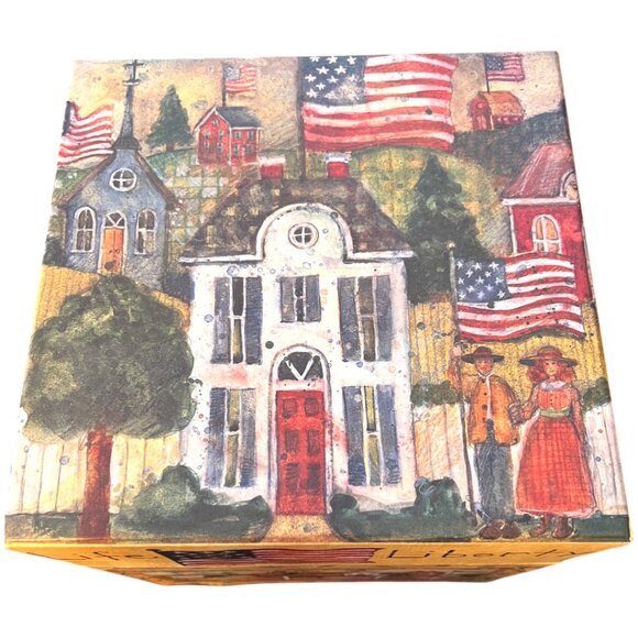 BOB'S BOXES "Life & Liberty" Memento Box Photos Letters Susan Winget Artwork - Picture 2 of 16